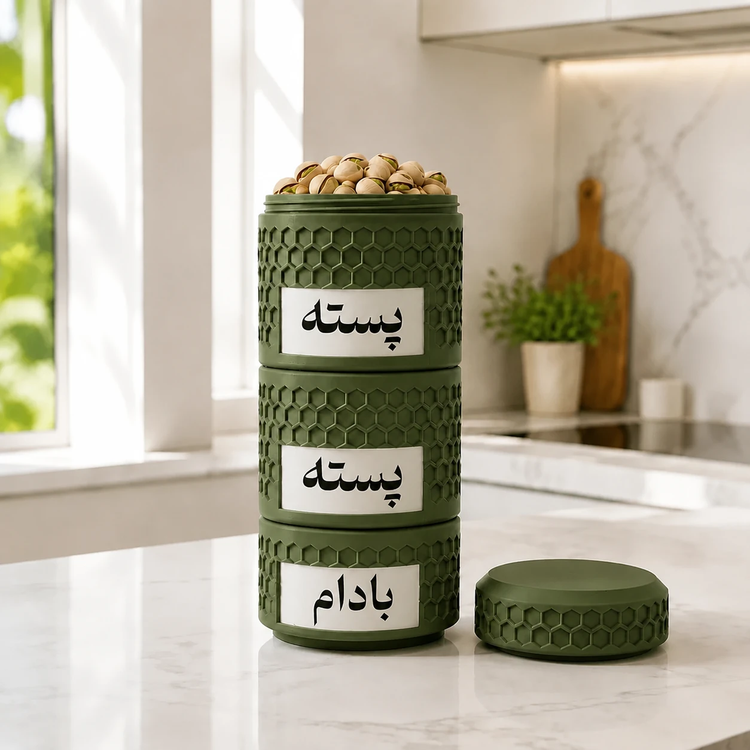 ظرف نگهدارنده خوراکی مدل هانیکامب