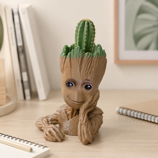 گلدان فانتزی طرح گروت مدل متفکر گروت (Groot)