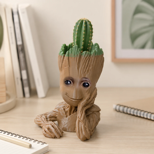 گلدان فانتزی طرح گروت مدل متفکر گروت (Groot)